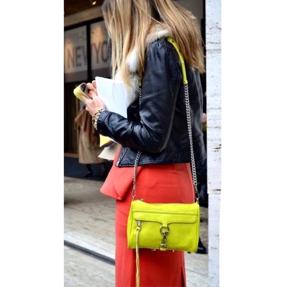 REBECCA MINKOFF Snake Embossed Mini Mac Crossbody - Picture 4 of 8